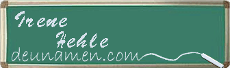 Irene Hehle Visitenkarte